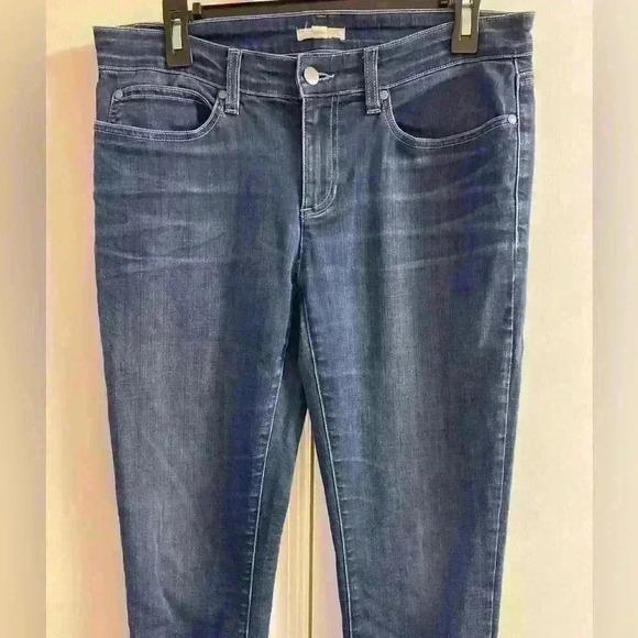 Eileen‎ Fisher jeans dark wash skinny stretchy organic cotton blend. Sz 8 - Picture 2 of 5